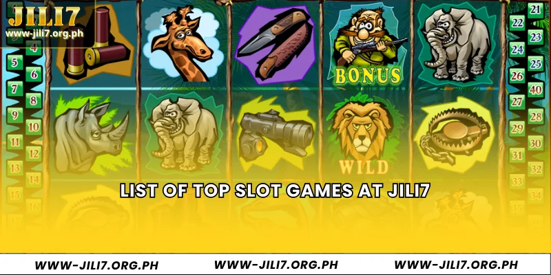 List of top slot games at JILI7