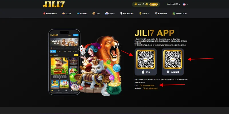 Will jump to another page, choose to scan the QR Code or choose to manually download the app for Android or iOS depending on each person's personal preference